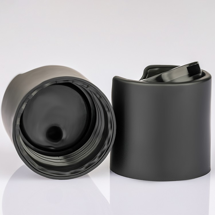 Matte Black ABS Disc Top Cap 28mm 28-410 UV Coated